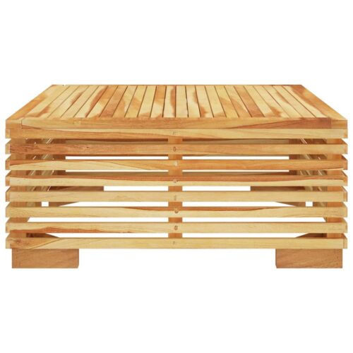 Garden Coffee Table 69.5x69.5x31cm Solid Wood Teak - Image 4