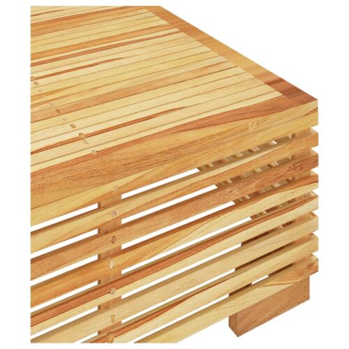 Garden Coffee Table 69.5x69.5x31cm Solid Wood Teak - Image 5