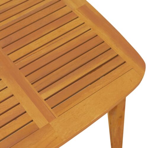 3-Piece Garden Dining Set Wood Timber Outdoor Patio Furniture Acacia - Image 4