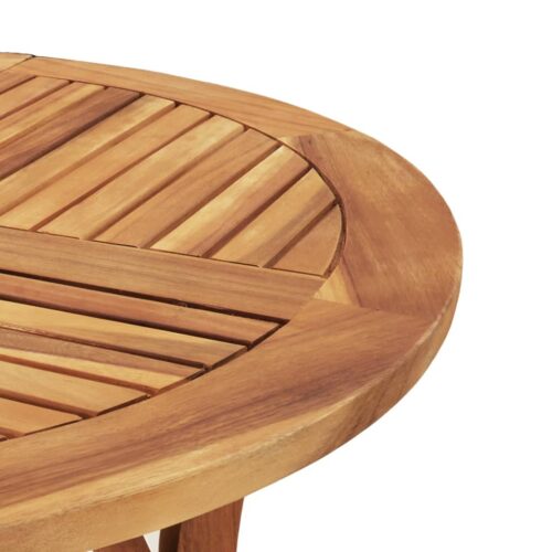 3-Piece Garden Dining Set Wood Timber Outdoor Patio Furniture Acacia - Image 7