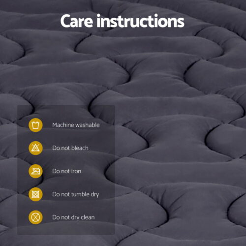 Giselle Bedding Mattress Topper Pillowtop 3-Zone Queen - Image 7