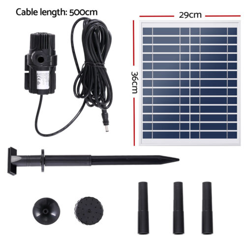 Gardeon Solar Pond Pump Submersible Water Fountain Kit 9.8FT - Image 3