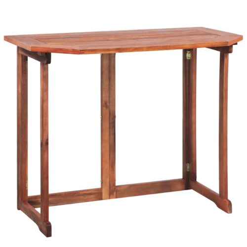 2-Piece Bistro Set Acacia Wood Timber Outdoor Patio Furniture - Image 3