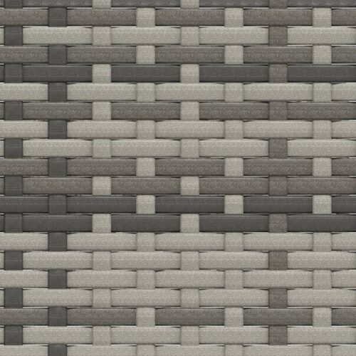 2-Piece Outdoor Sofa Set with Cushions Garden Patio Lounge Chairs Rattan Grey - Image 10