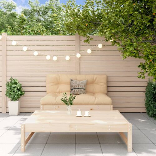 2-Piece Garden Lounge Set with Cushions Wood Timber Outdoor Patio Furniture - Image 2