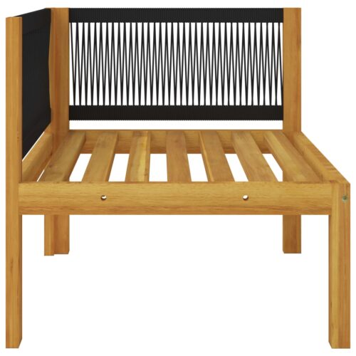 2-seater Garden Bench with Cushions Acacia Wood Timber Outdoor Patio Furniture - Image 7
