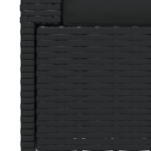 2-Seater Outdoor Sofa Set with Cushions Garden Patio Lounge Chairs Rattan - Image 8