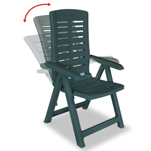 3-Piece Bistro Set Plastic Green - Image 5