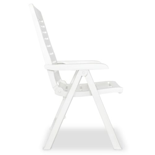 3-Piece Bistro Set Plastic White - Image 6
