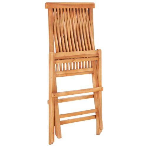3-Piece Folding Bistro Set Acacia Wood Timber Outdoor Patio Furniture - Image 10