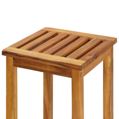 3-Piece Garden Bar Set Wood Timber Outdoor Patio Furniture Acacia - Image 9