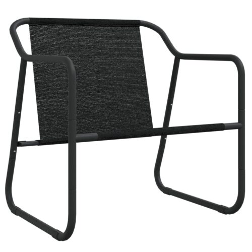 3-Piece Garden Lounge Set with Cushions Anthracite Steel - Image 6