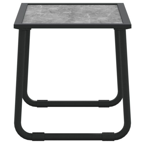 3-Piece Garden Lounge Set with Cushions Anthracite Steel - Image 9