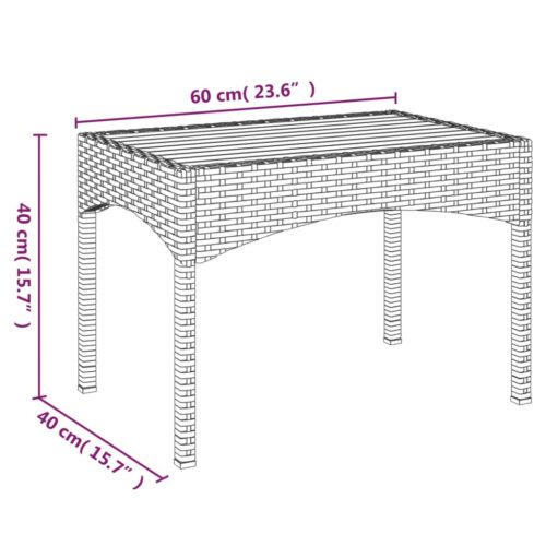 3-Piece Garden Lounge Set with Cushions Black Poly Rattan Wicker Outdoor Patio Furniture - Image 7