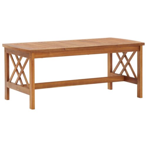 3-Piece Garden Lounge Set with Cushions Acacia Wood Timber Outdoor Patio Furniture - Image 4