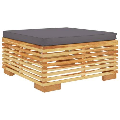3-Piece Garden Lounge Set with Cushions Wood Timber Outdoor Patio Furniture Teak - Image 6