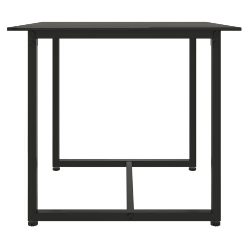 3-Piece Outdoor Lounge Set with Cushions Poly Rattan Wicker Outdoor Patio Furniture Black - Image 10