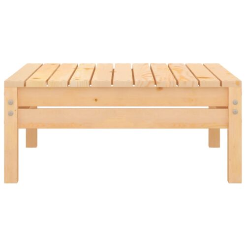 4-Piece Garden Lounge Set Pine Wood Outdoor Patio Furniture - Image 11