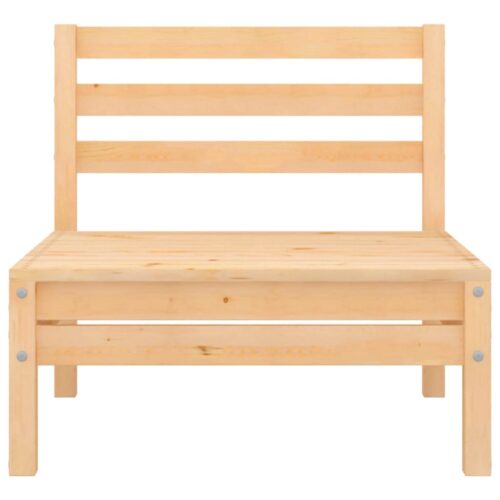 4-Piece Garden Lounge Set Pine Wood Outdoor Patio Furniture - Image 6