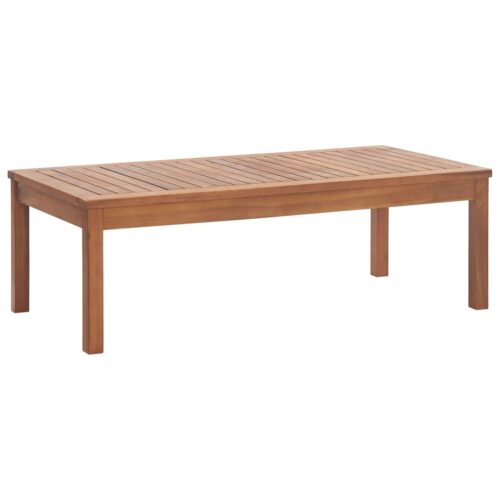 4-Piece Garden Lounge Set with Cushions Acacia Wood Timber Outdoor Patio Furniture - Image 4