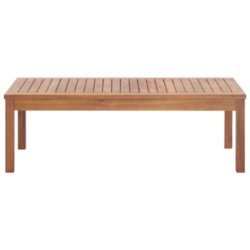 4-Piece Garden Lounge Set with Cushions Acacia Wood Timber Outdoor Patio Furniture - Image 5