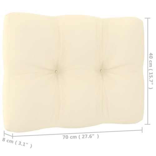 4-Piece Garden Lounge Set with Cushions Pine Wood Outdoor Patio Furniture - Image 10