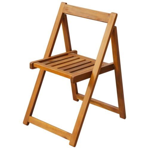 5-Piece Folding Outdoor Dining Set Solid Acacia Wood - Image 8