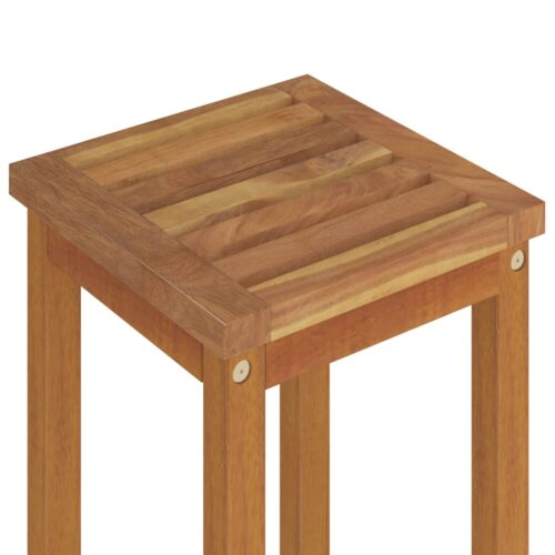 5-Piece Garden Bar Set Wood Timber Outdoor Patio Furniture Acacia - Image 11