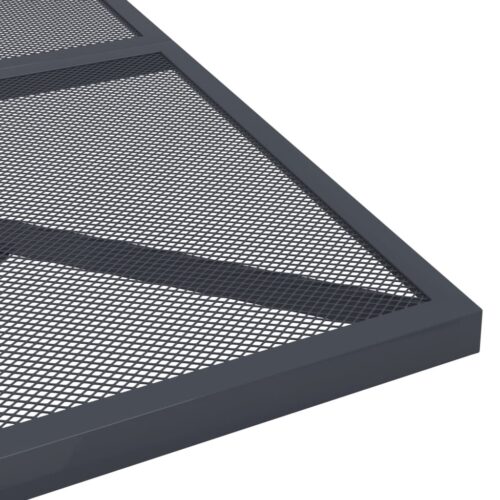 5-Piece Garden Dining Set Anthracite Metal Mesh - Image 8