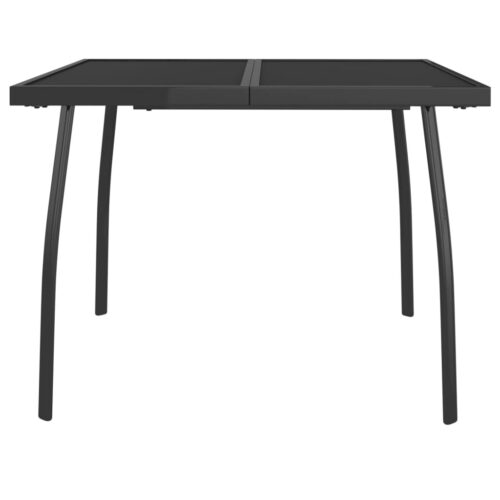 5-Piece Garden Dining Set Anthracite Metal Mesh - Image 7