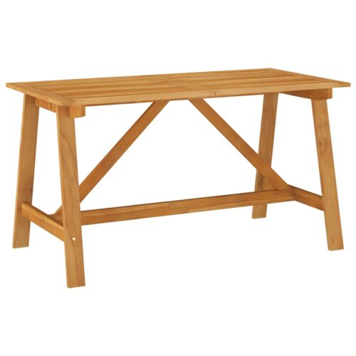 5-Piece Garden Dining Set Beige - Image 8