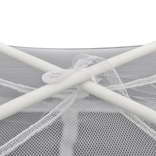 Camping Tent 200x150x145cm Fiberglass White - Image 4