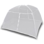 Camping Tent 200x120x130cm Fiberglass White