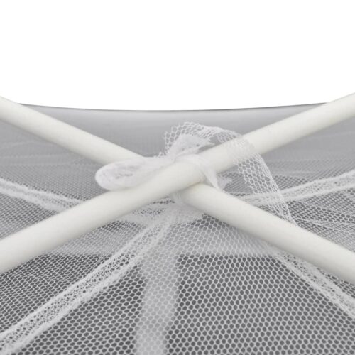 Camping Tent 200x180x150cm Fiberglass White - Image 4