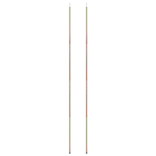 Sunshade Sail Poles 2pcs 250cm Galvanised Steel - Image 3