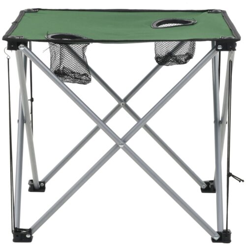 Camping Table Chair Set 3 Pieces Green - Image 10