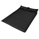 Black Self-inflating Sleeping Mat 190x130x5cm (Double)