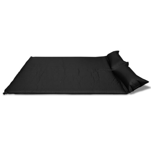 Black Self-inflating Sleeping Mat 190x130x5cm (Double) - Image 3