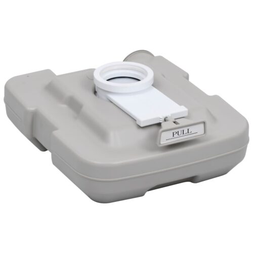 Portable Camping Toilet Grey 10+10 L - Image 9