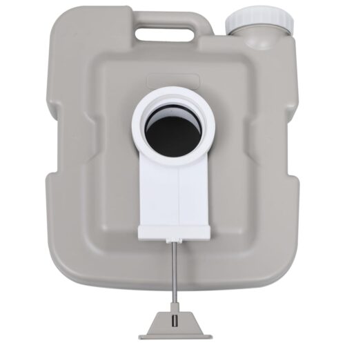 Portable Camping Toilet Grey 10+10 L - Image 10