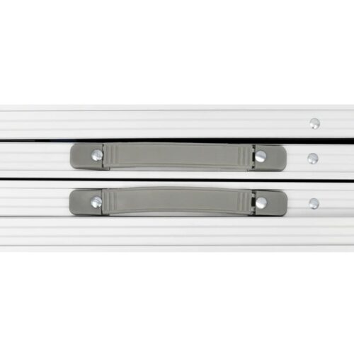 Foldable Camping Table Height Adjustable Aluminium 240 x 60cm - Image 4