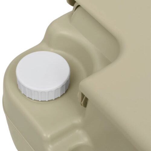 Portable Camping Toilet 10+10L Handwash Stand 20L Set Grey - Image 8