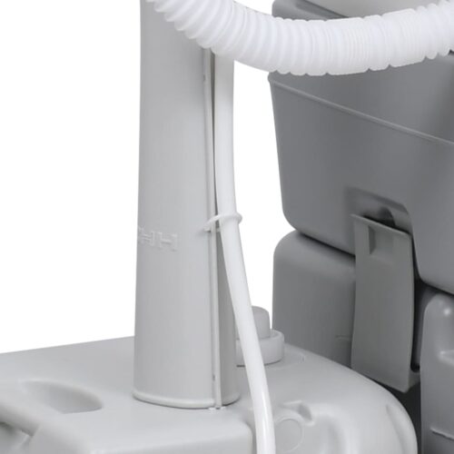 Portable Camping Toilet Handwash Stand Set Grey - Image 11