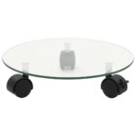 Plant Rollers 2pcs Tempered Glass 28cm Round