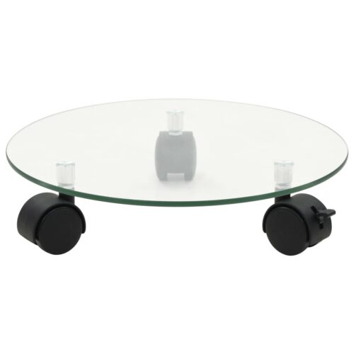 Plant Rollers 2pcs Tempered Glass 28cm Round