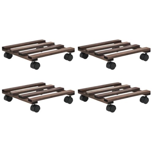 Plant Rollers 4pcs Cedar Wood 25x25cm - Image 2