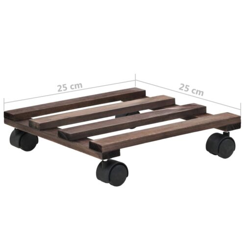 Plant Rollers 4pcs Cedar Wood 25x25cm - Image 6