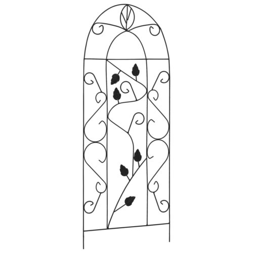 Plant Climbing Racks 3pcs Black 40x100cm Iron