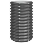 Garden Planter Powder-coated Steel 40x40x68cm Anthracite