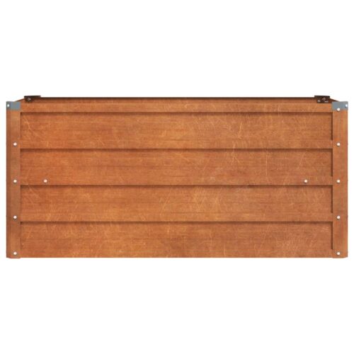 Garden Raised Bed Rusty 100x40x45cm Corten Steel - Image 4